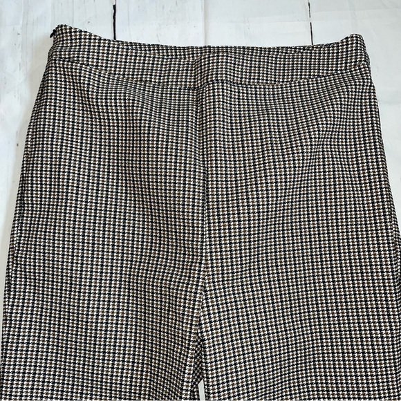 New SHEIN High Rise Plaid Skinny Pants Brown Black L - Picture 10 of 11